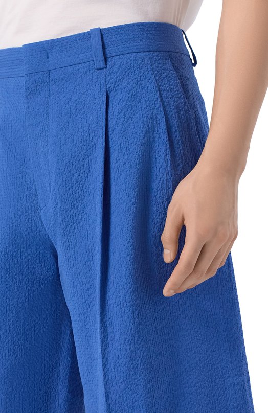 Хлопковые шорты MVST M26.2PM.T018/F133 SEERSUCKER Синий  M26.2PM.T018/F133 SEERSUCKER Фото 5