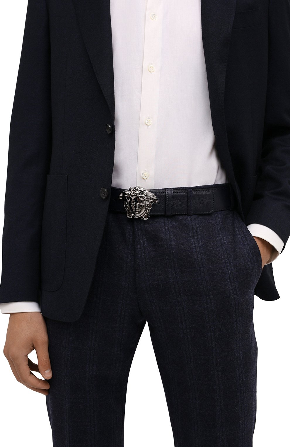 Кожаный ремень VERSACE, арт. 1001340/1A00593, фото 2