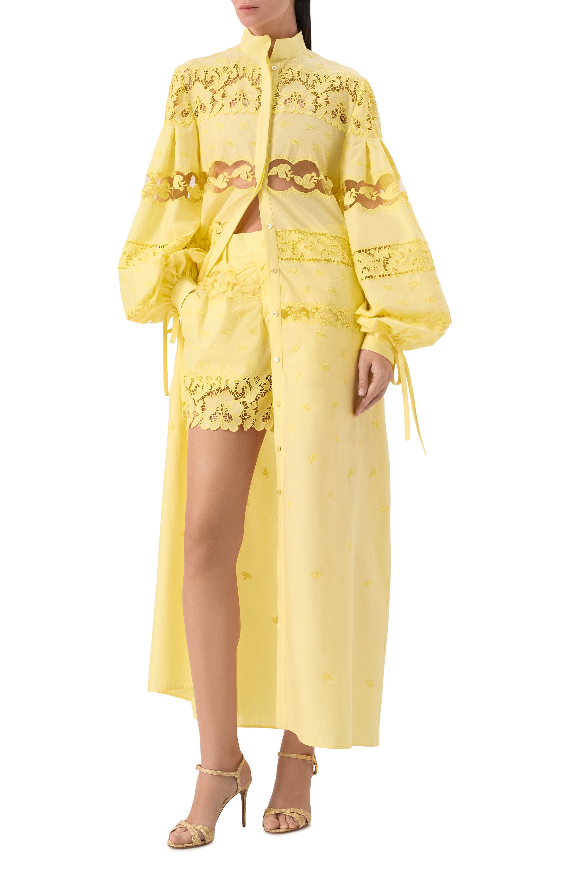 Хлопковое платье ZUHAIR MURAD, арт. RDR26339/P0C0007, фото 2