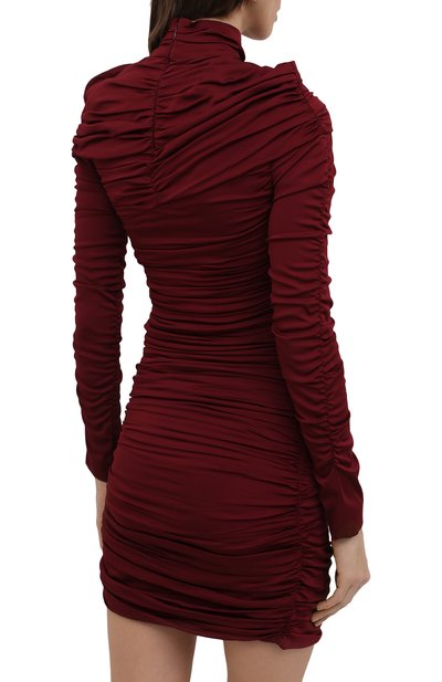 Платье из вискозы STELLA MCCARTNEY бордового цвета по цене 195000 руб., арт. 603943/SSA34, фото 4 Платье из вискозы STELLA MCCARTNEY, арт. 603943/SSA34, фото 4