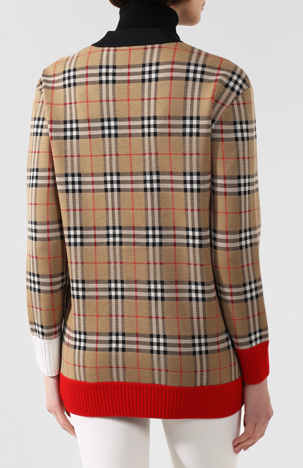 Кардиган BURBERRY бежевого цвета по цене 99500 руб., арт. 8024076, фото 4 Кардиган BURBERRY, арт. 8024076, фото 4
