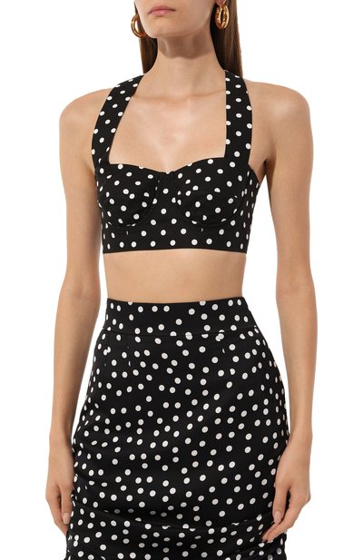 Хлопковый топ DOLCE & GABBANA, арт. F7AD5T/HS5R7, фото 3