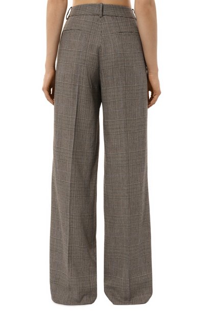 Брюки из вискозы и льна P.A.R.O.S.H. темно-бежевого цвета по цене 49250 руб., арт. D232214, фото 4 Брюки из вискозы и льна P.A.R.O.S.H., арт. D232214, фото 4