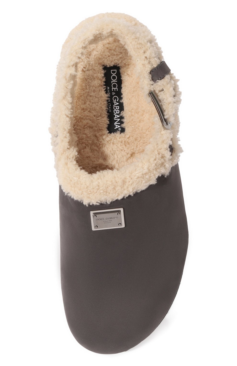 Замшевые сабо DOLCE & GABBANA, арт. A80403/A0081, фото 6