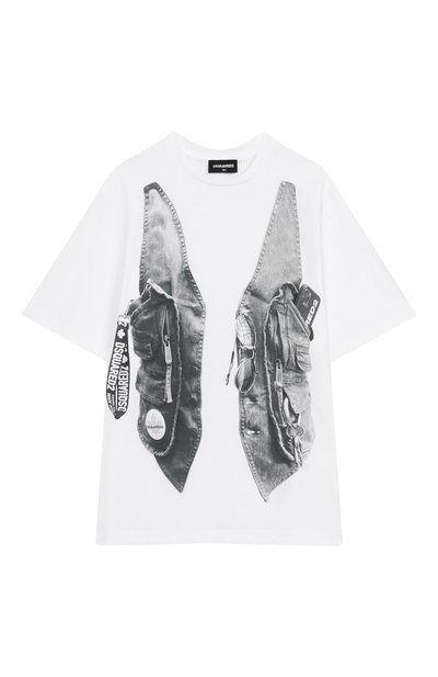 Хлопковая футболка DSQUARED2, арт. DQ2987/D0ACD