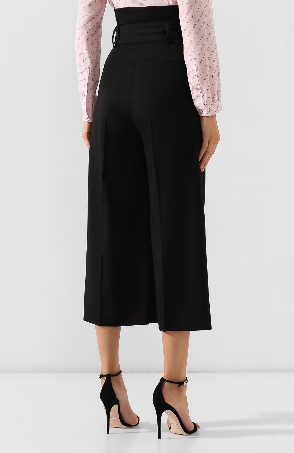 Шерстяные брюки STELLA MCCARTNEY черного цвета по цене 48400 руб., арт. 513859/SNB77, фото 4 Шерстяные брюки STELLA MCCARTNEY, арт. 513859/SNB77, фото 4