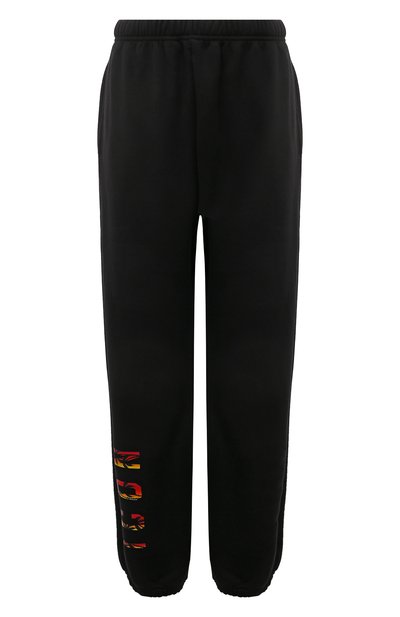 Хлопковые джоггеры DSQUARED2 черного цвета по цене 44000 руб., арт. S80KA0028/S25516, фото 1 Хлопковые джоггеры DSQUARED2, арт. S80KA0028/S25516, фото 1
