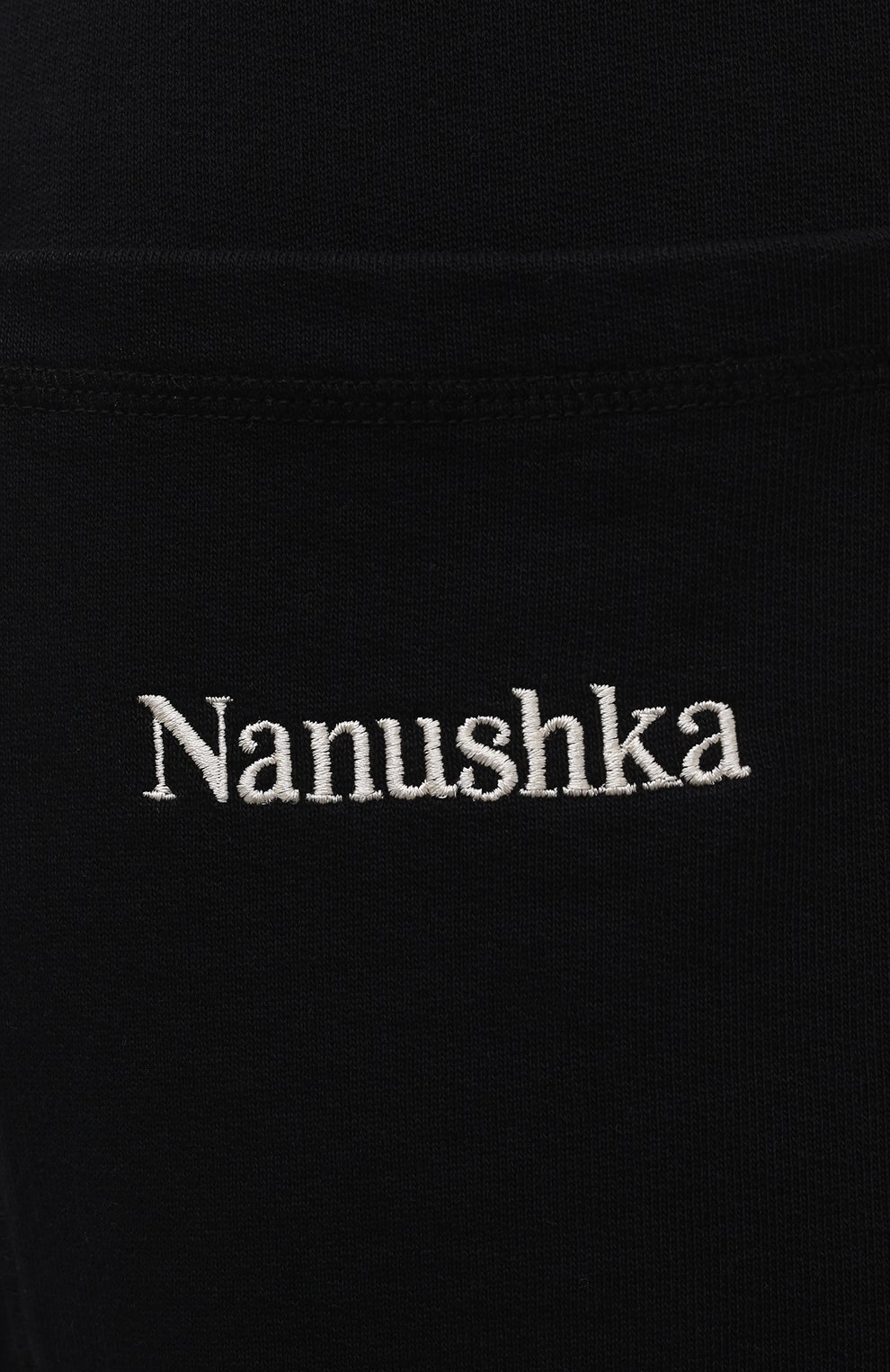 Джоггеры NANUSHKA черного цвета по цене 46450 руб., арт. SHAY_BLACK_0RGANIC FLEECE, фото 5 Джоггеры NANUSHKA, арт. SHAY_BLACK_0RGANIC FLEECE, фото 5