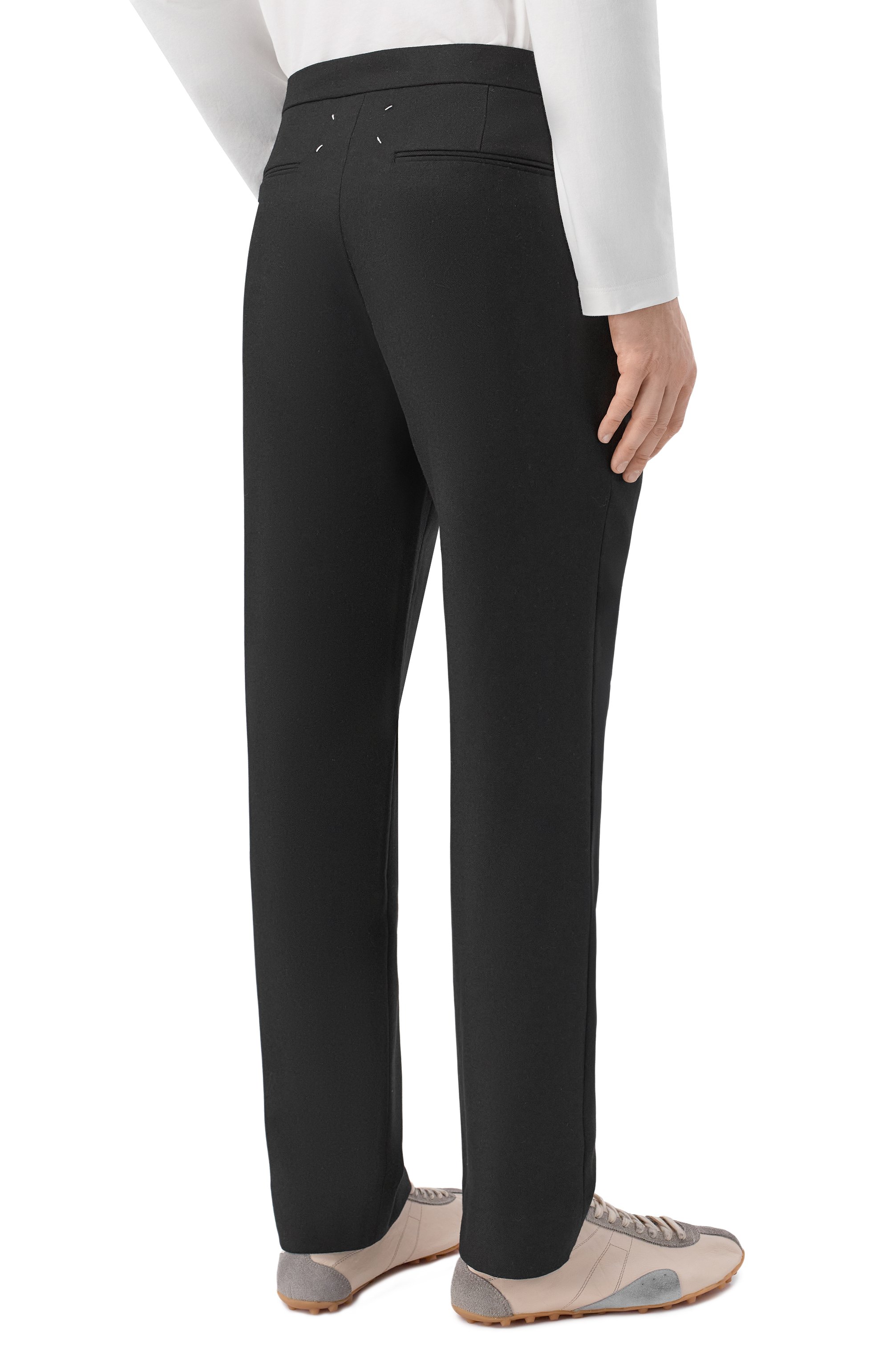 Шерстяные брюки MAISON MARGIELA, арт. S50KA0388/S47782, фото 4