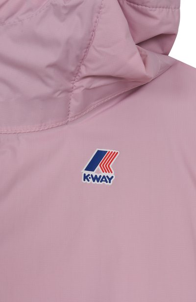 Утепленная куртка K-WAY розового цвета по цене 17550 руб., арт. K7141FW/10A-14A, фото 3 Утепленная куртка K-WAY, арт. K7141FW/10A-14A, фото 3