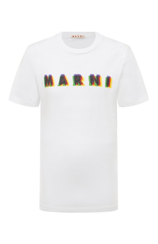 фото Хлопковая футболка marni