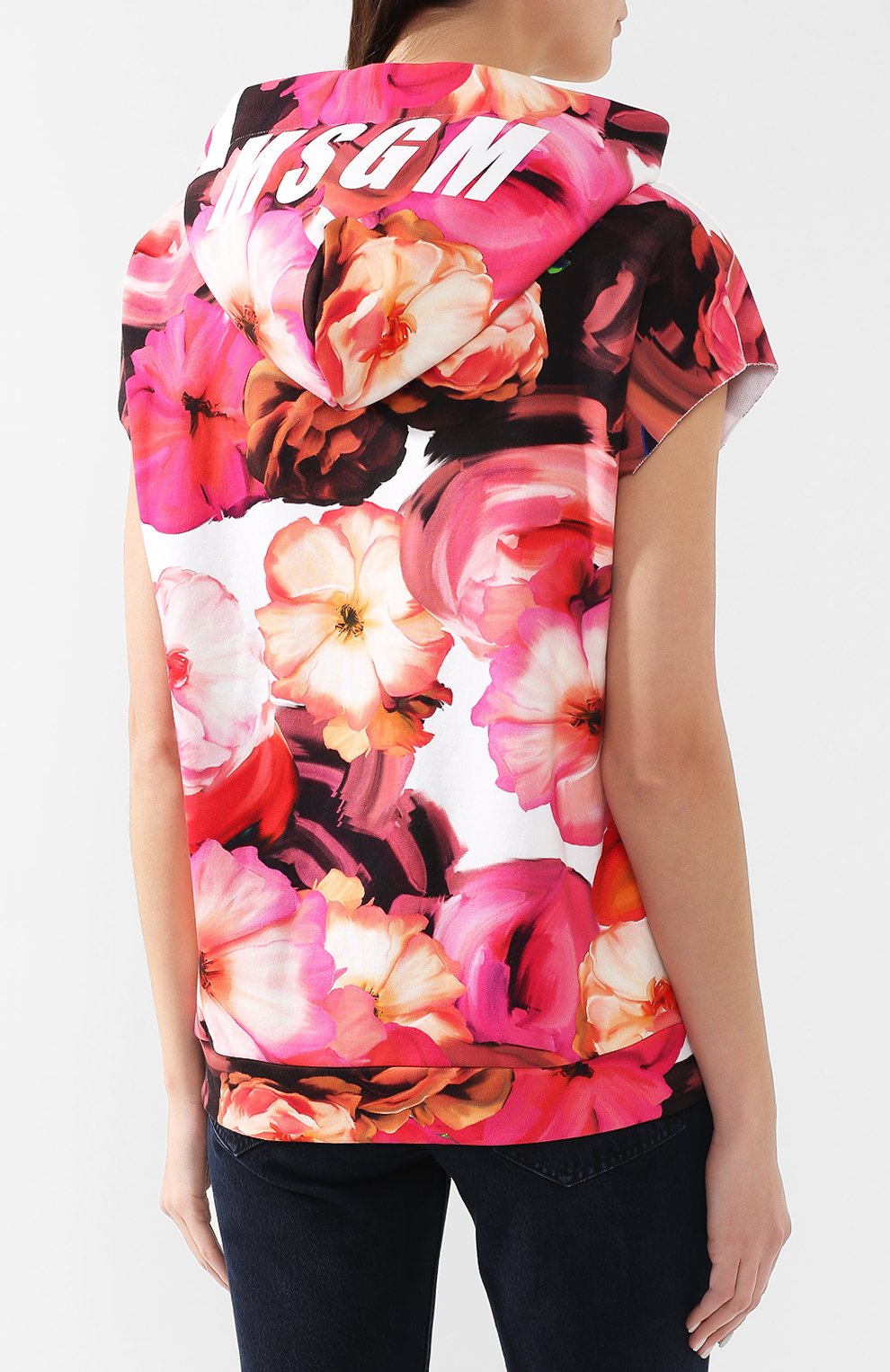 Хлопковый свитшот MSGM, арт. 2642MDM198A 195369, фото 4