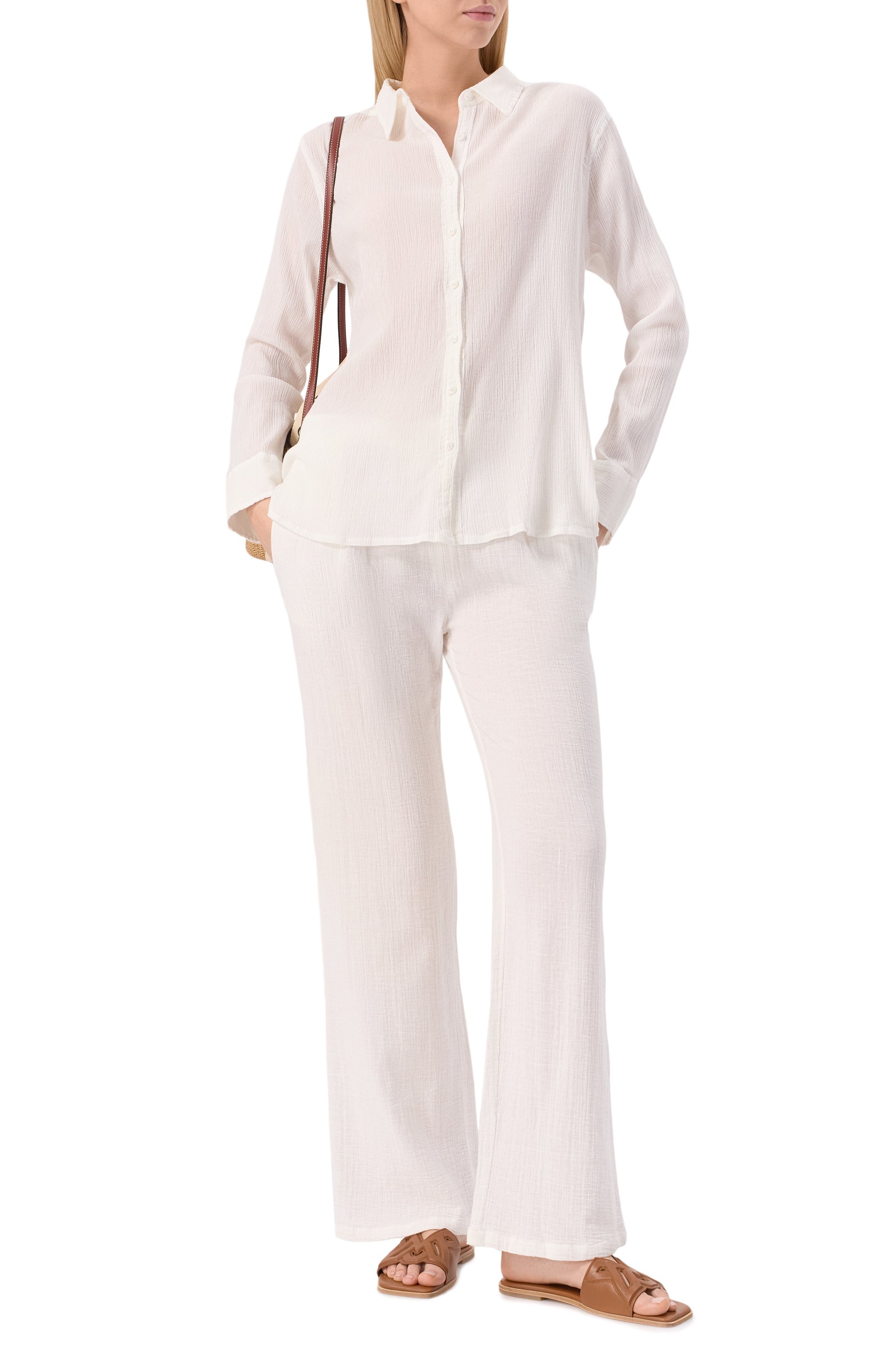 Хлопковая рубашка MELISSA ODABASH, арт. TINA CORE CR, фото 2