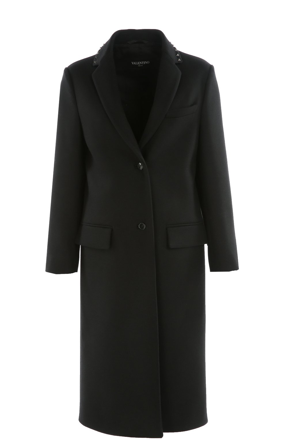 Пальто прямого кроя с заклепками VALENTINO, арт. LB0CA177/1CJ, фото 1