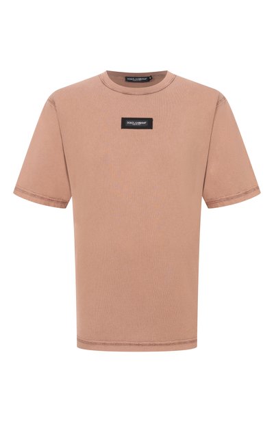 Мужская хлопковая футболка DOLCE & GABBANA, арт. G8RI4T/G7P10