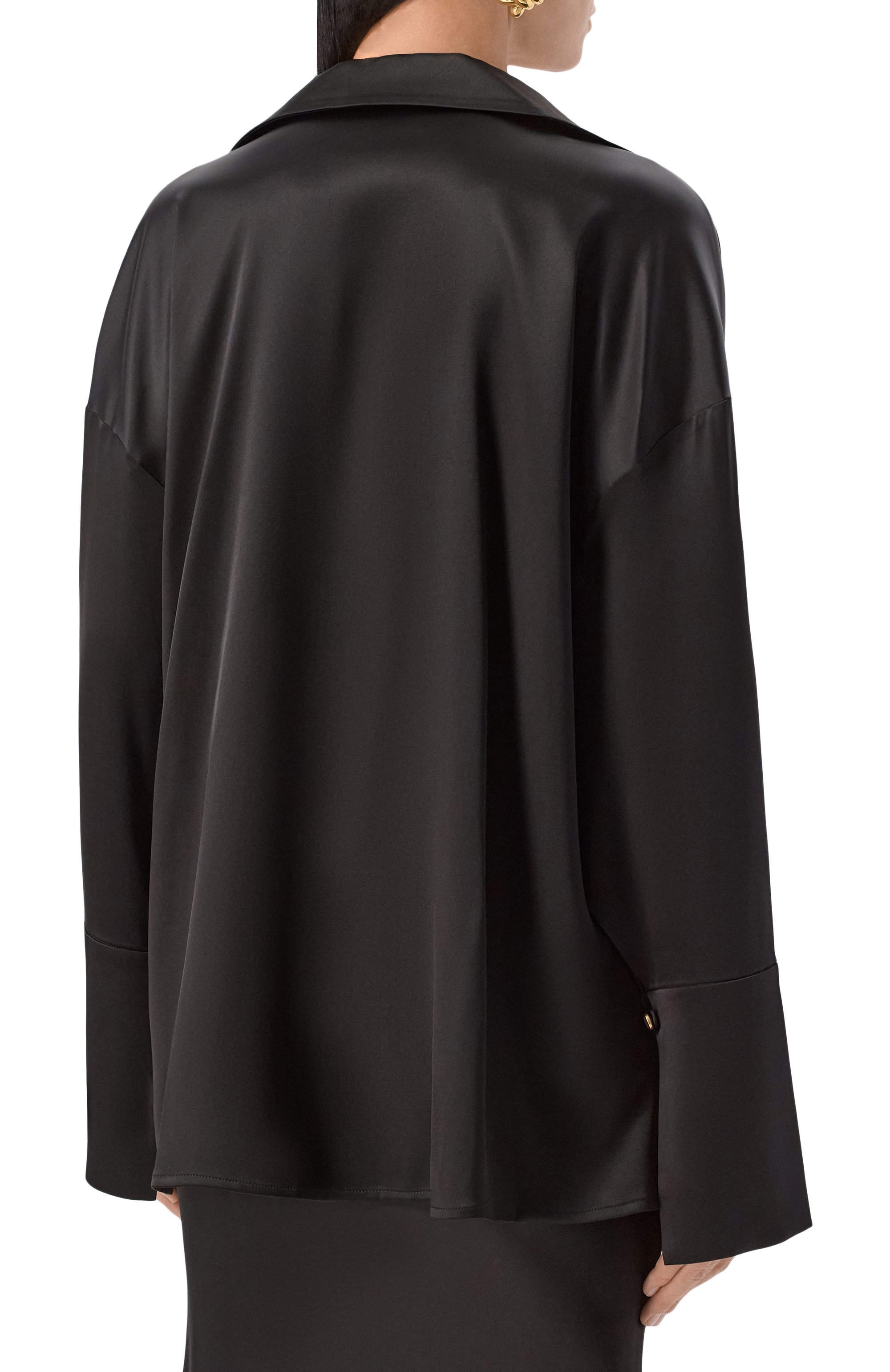 Атласная блузка DANAME, арт. 725FW7706A, фото 4