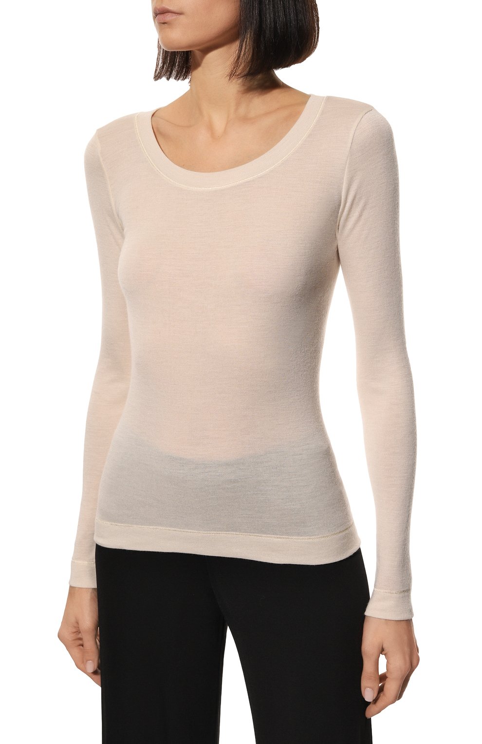 Лонгслив из шелка и кашемира HANRO, арт. 071655., фото 3