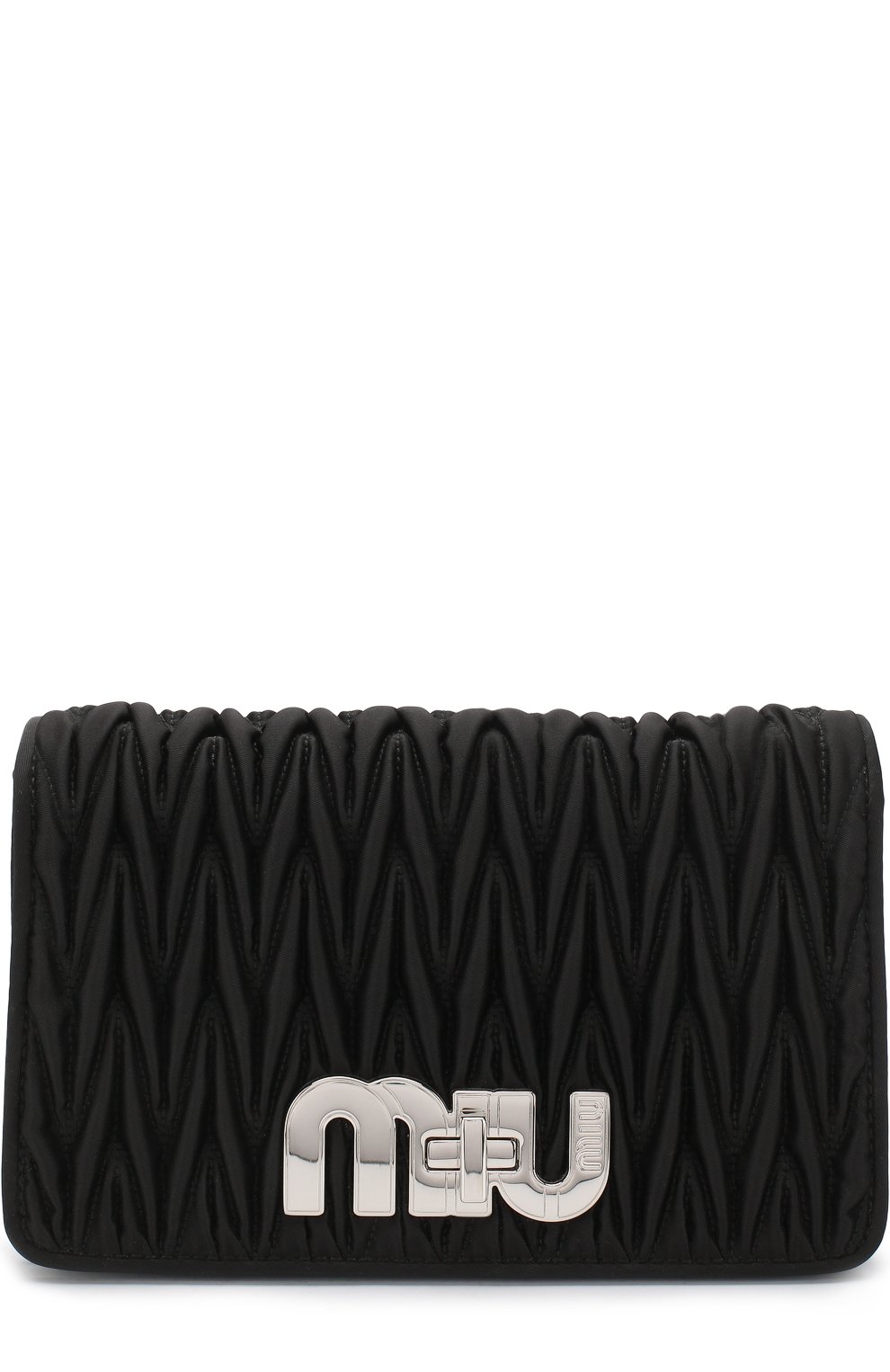 Сумка из текстиля на цепочке MIU MIU, арт. 5BF069-74-F0002-OCO, фото 1