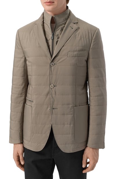 Утепленная куртка CORNELIANI хаки цвета по цене 170500 руб., арт. 276S24/2713051, фото 3 Утепленная куртка CORNELIANI, арт. 276S24/2713051, фото 3