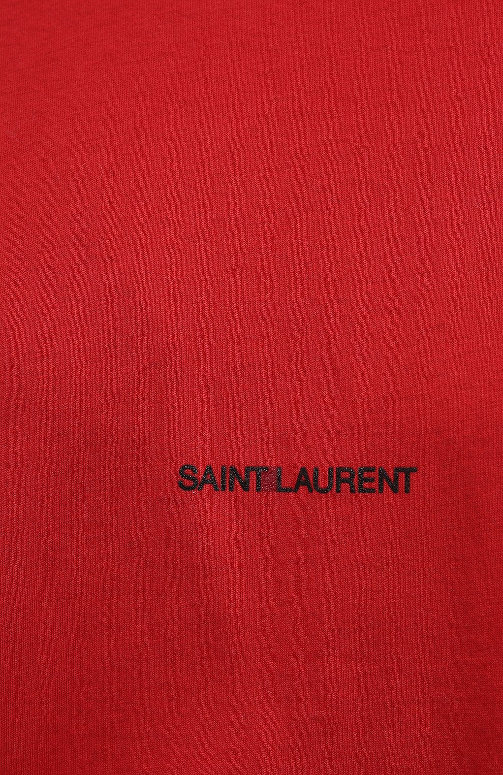 Хлопковая футболка SAINT LAURENT, арт. 641192/YBYL2, фото 5