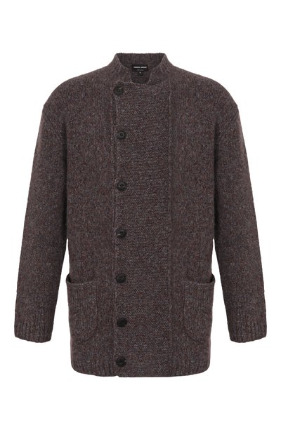 Мужской кардиган из кашемира и шелка GIORGIO ARMANI, арт. GM004447/AF30100