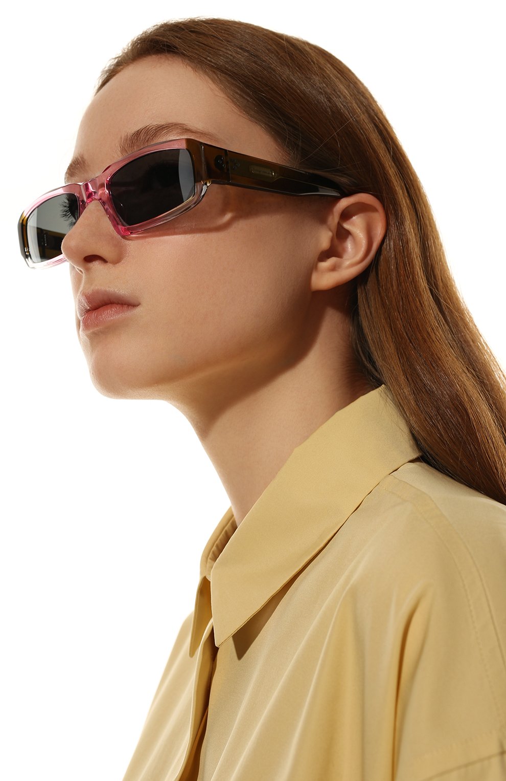 Солнцезащитные очки JACQUEMUS разноцветного цвета по цене 41700 руб., арт. LES LUNETTES ALTU MULTI PINK, фото 2 Солнцезащитные очки JACQUEMUS, арт. LES LUNETTES ALTU MULTI PINK, фото 2