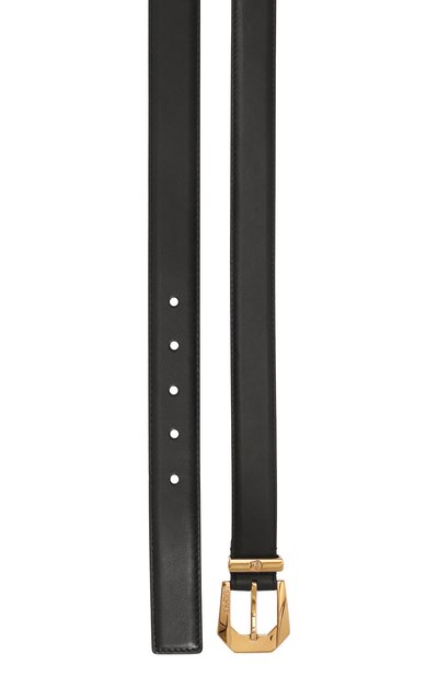 Кожаный ремень VERSACE черного цвета по цене 42300 руб., арт. 1007419/DV3T, фото 3 Кожаный ремень VERSACE, арт. 1007419/DV3T, фото 3