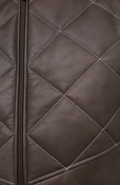 Кожаная куртка с подкладкой из ласки ZILLI, арт. MAW-KYLE0-01985/0003/60-64, фото 5