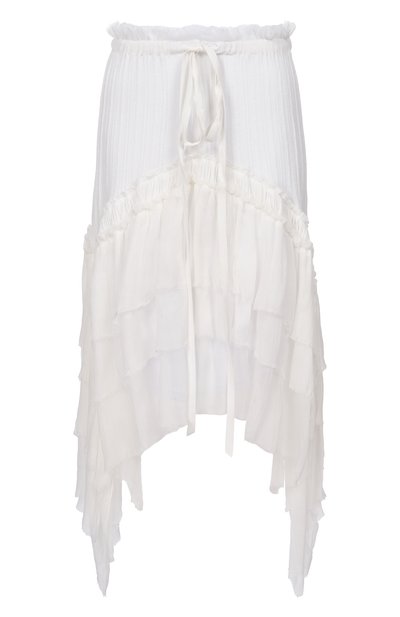 Хлопковая юбка ANN DEMEULEMEESTER, арт. B0013945/FA736, фото 1