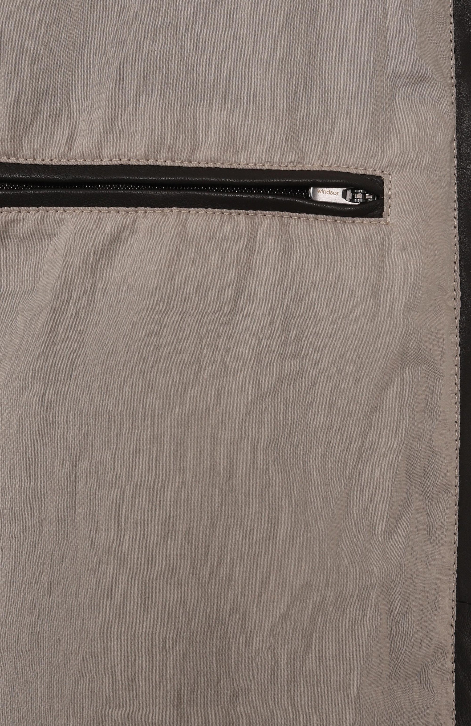 Кожаный бомбер WINDSOR, арт. B0RELL03-L/1300145/60, фото 7