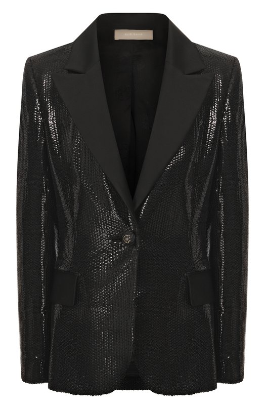 Жакет с отделкой пайетками Elie Saab J0193NF25/PSA01 Чёрный J0193NF25/PSA01