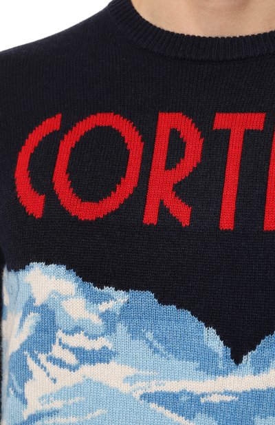 Джемпер из шерсти и вискозы MC2 SAINT BARTH темно-синего цвета по цене 23650 руб., арт. STBM HER0N C/HER0011/00682C, фото 5 Джемпер из шерсти и вискозы MC2 SAINT BARTH, арт. STBM HER0N C/HER0011/00682C, фото 5