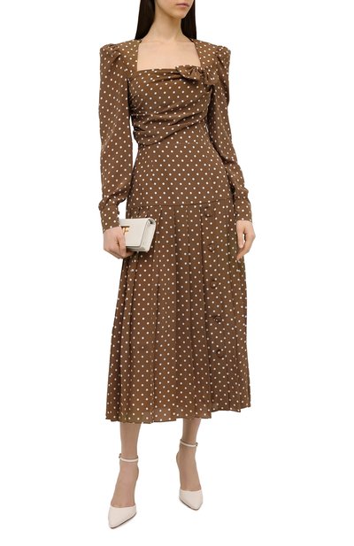 Шелковое платье ALESSANDRA RICH, арт. FAB2361-F3132, фото 2