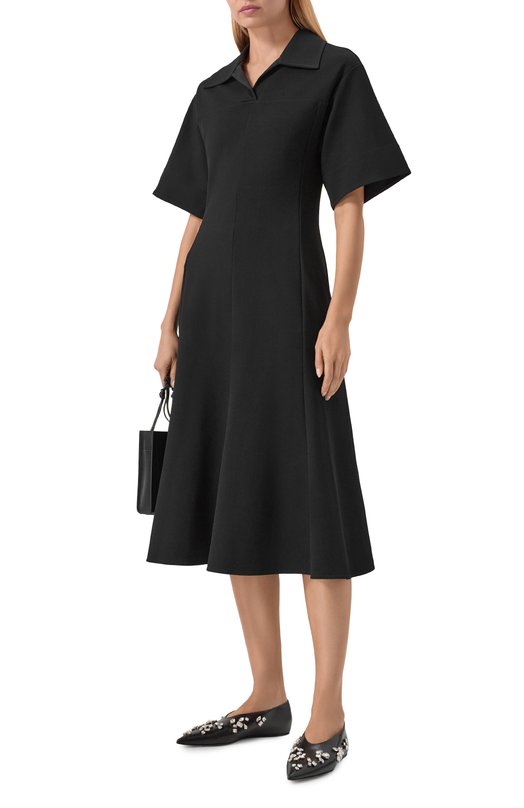 Кожаные балетки Jil Sander J15WZ0036/P7588 Чёрный  J15WZ0036/P7588 Фото 3