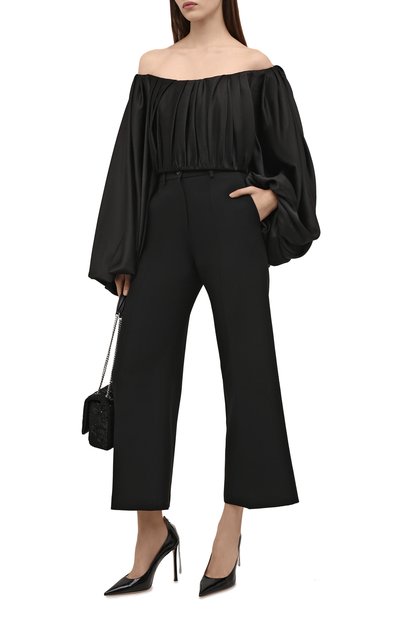 Топ SOLACE LONDON черного цвета по цене 49100 руб., арт. 0S31044, фото 2 Топ SOLACE LONDON, арт. 0S31044, фото 2