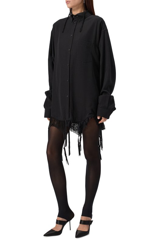 Рубашка Balenciaga 831656/TR037 Чёрный  831656/TR037 Фото 3