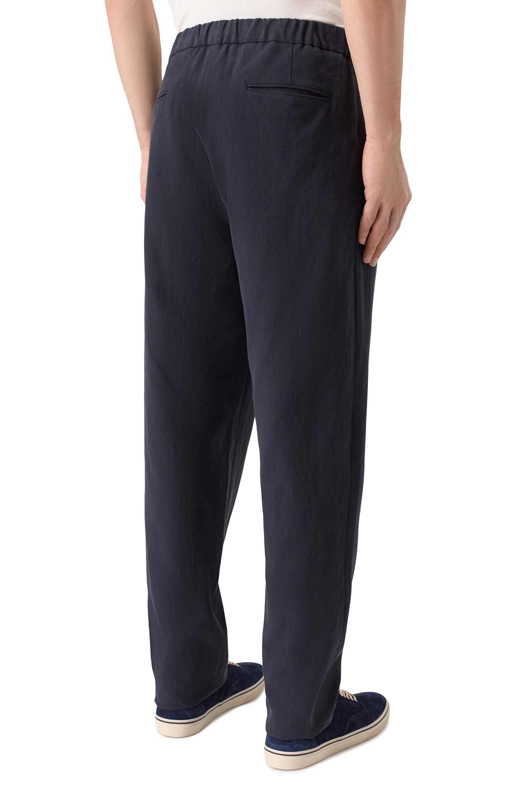 Льняные брюки GIORGIO ARMANI, арт. GM001625/TE10954, фото 4