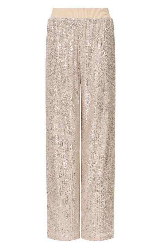 Брюки с отделкой пайетками BOSS Orange 50548327 Бежевый 50548327