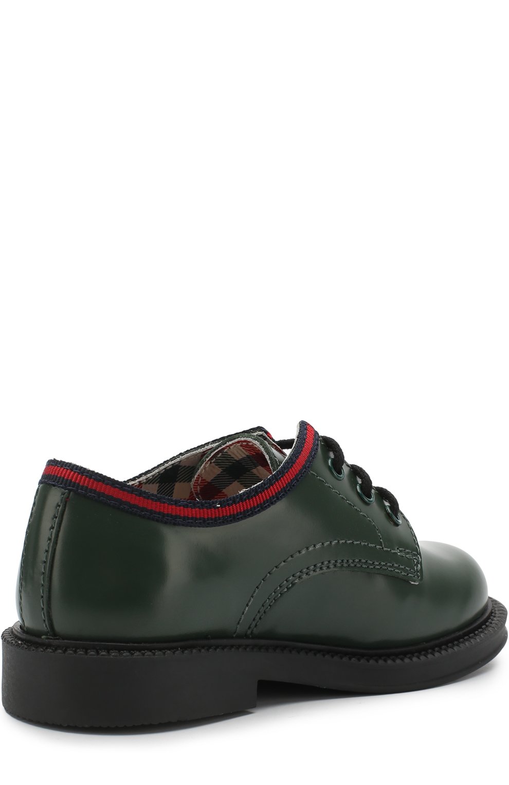 Кожаные дерби с контрастной отделкой GUCCI, арт. 477537/D7310, фото 3