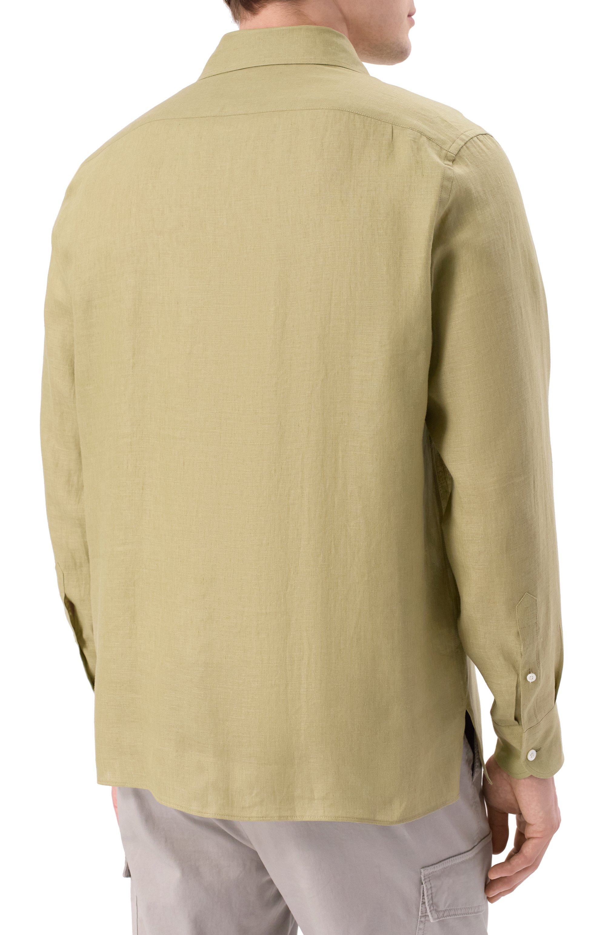 Льняная рубашка CORNELIANI, арт. 25P213-2511648, фото 4