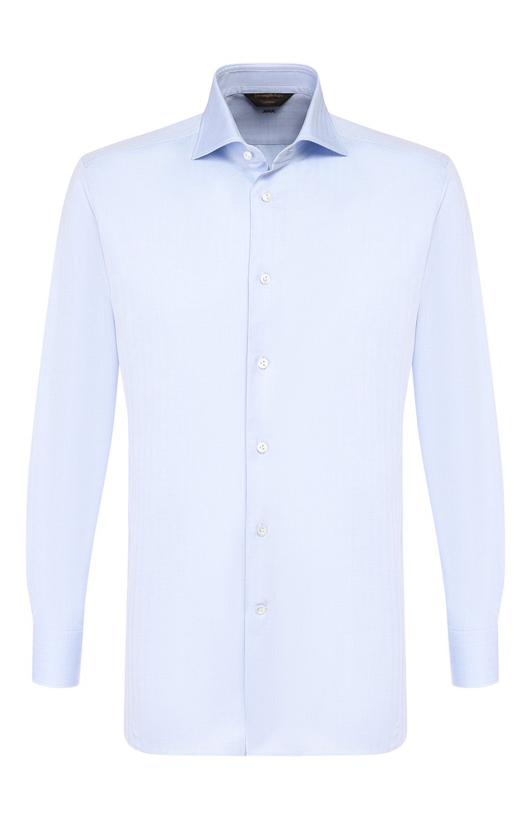 Хлопковая сорочка ZEGNA, арт. 402301/9NS0LB, фото 1