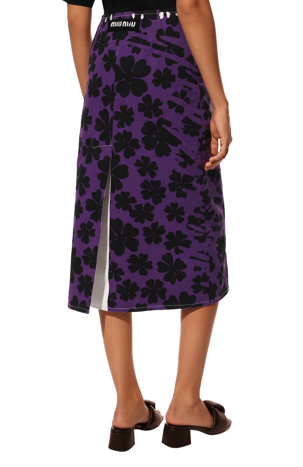 Джинсовая юбка MIU MIU, арт. MG1757-10MG-F0CFW, фото 4