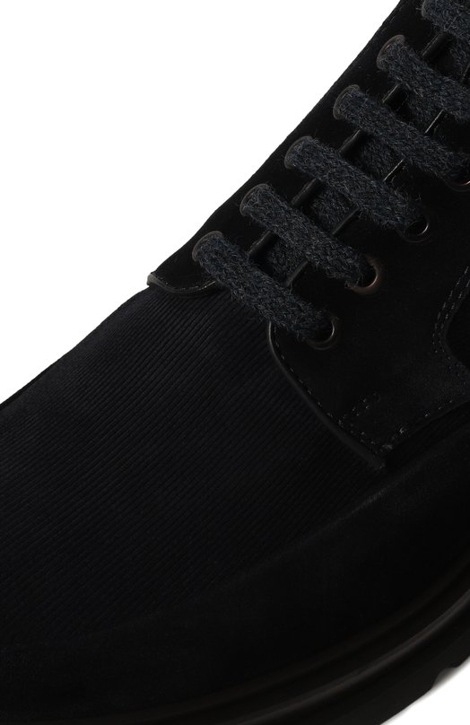 Замшевые ботинки Milano Santoni MGMG17927JK4AEEX Синий  MGMG17927JK4AEEX Фото 7