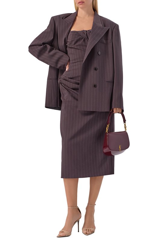 Сумка Voltaire mini Saint Laurent 800846/BMIIW Бордовый  800846/BMIIW Фото 7