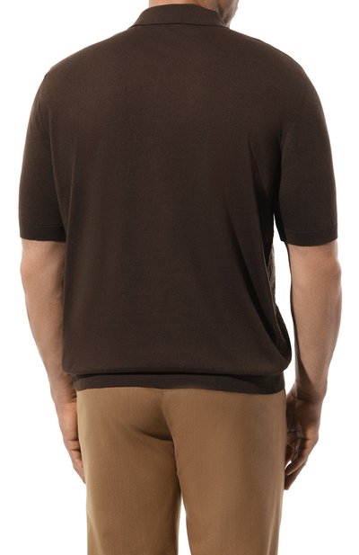 Поло из шелка и хлопка ZILLI, арт. KZP002M0145VVM000, фото 4