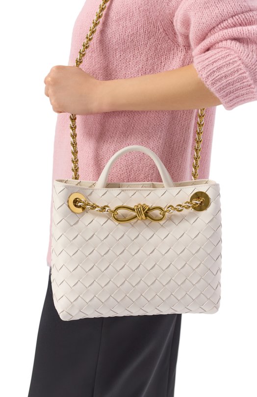 Сумка Andiamo small Bottega Veneta 786008/VCPP1 Белый  786008/VCPP1 Фото 2