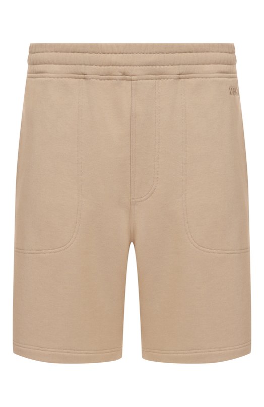 Хлопковые шорты Zegna N6N10/194 Бежевый N6N10/194