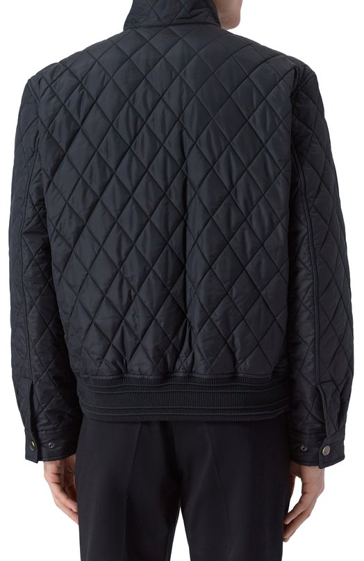 Утепленный бомбер Burberry 8110187 Чёрный  8110187 Фото 4