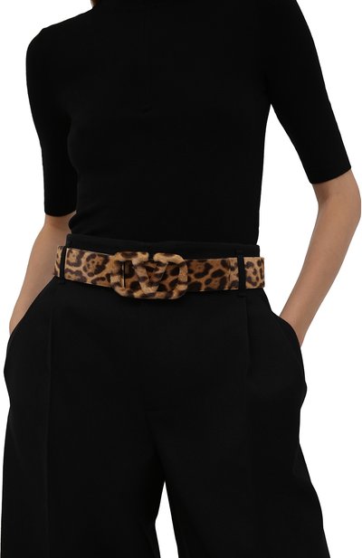 Кожаный ремень vlogo signature VALENTINO, арт. WW2T0S11/CGZ, фото 2