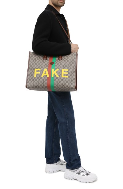 Сумка-тоут «fake/not» GUCCI, арт. 630353/2GCAG, фото 2